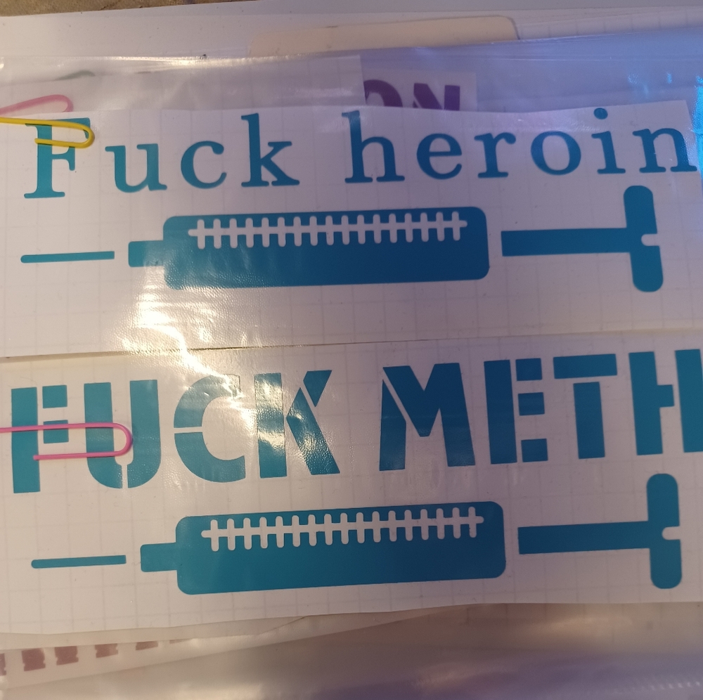 Anti drug decals
